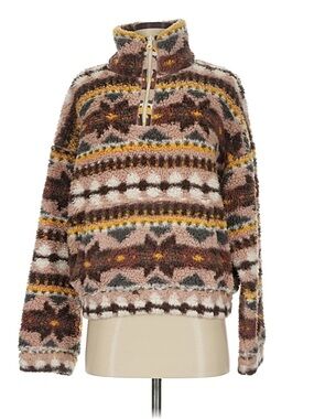 Aerie Offline Sherpa Quarter Zip Fleece Pullover